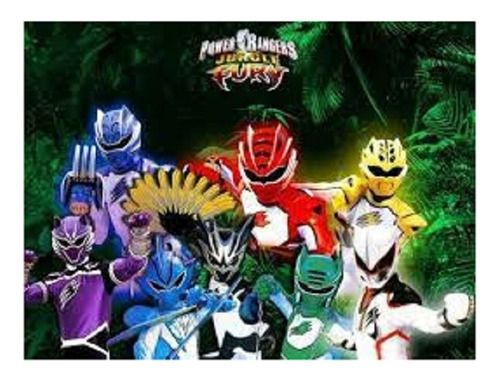 Lote 8 Planos Power Rangers Master Jungle Fury Furia Animal 