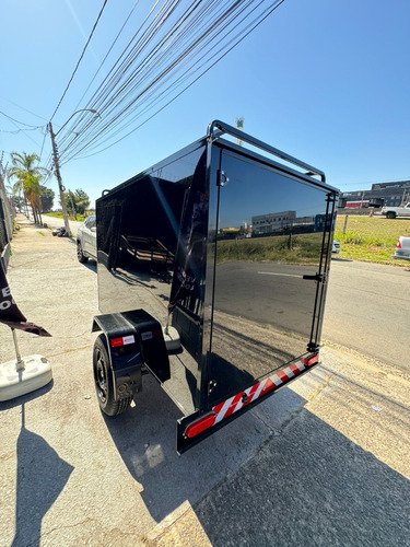 Carretinha Báu Acm Carga Fechada Carreta Reboque