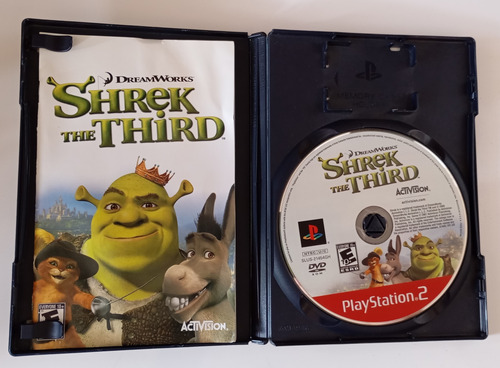 Jogo Playstation 2 Ps2 Shrek The Third Completo Original