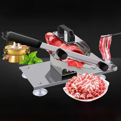 . Cortadora Manual De Carne Congelada Máquina Rebanadora