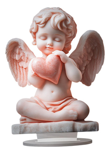 Estatua De Ángel De Acrílico, Escultura Coleccionable,