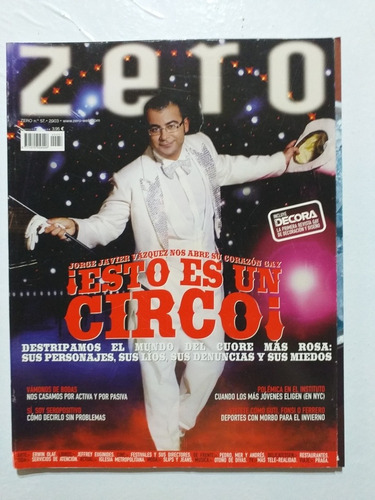 Revista Zero #57. Lgbt. Gay. Incluye Guía Zero Y Decora.