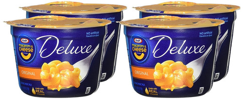 Kraft Macaroni & Cheese Deluxe, Originales Cheddar Copas Paq