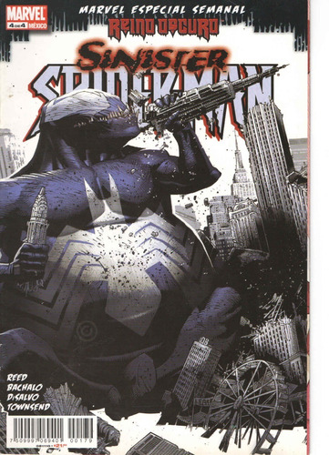 Comic Marvel Sinister Spiderman 4 #4 Reino Oscuro Español