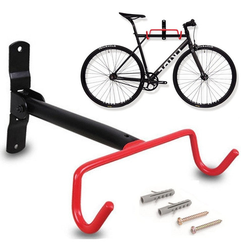 Soporte Para Colgar Bicicleta En Pared Forrado Y Retráctil ®