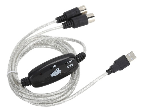 Cable Universal Midi A Usb Para Teclado Y Sintetizadores, C.