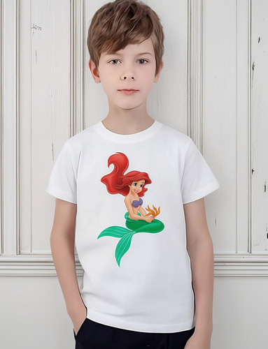 Playera Unisex Niños La Sirenita P10