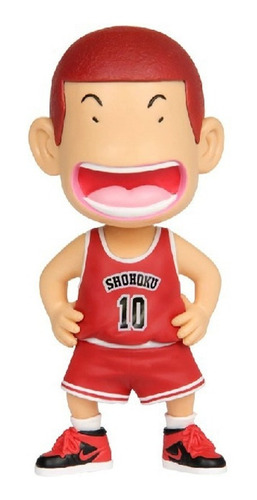 Figura Hanamichi Sakuragi Slam Dunk Equipo Shohoku Rojo Pvc