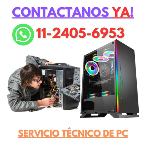 Servicio Tecnico De Pc Computadora Notebook Pc Gamer