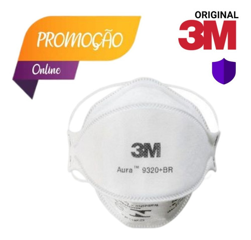 Imagem 1 de 4 de 240 Máscara Respirador 3m Pff2 Aura 9320 N95 - C/nota Fiscal