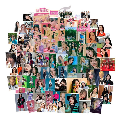 Twice-between 1&2-55 Tarjetas Lomo+95 Pegatinas