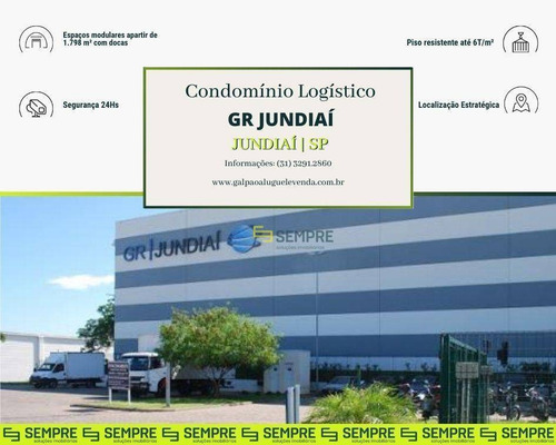Imagem 1 de 17 de Galpão Para Alugar Em Jundiaí/sp - Ga1199