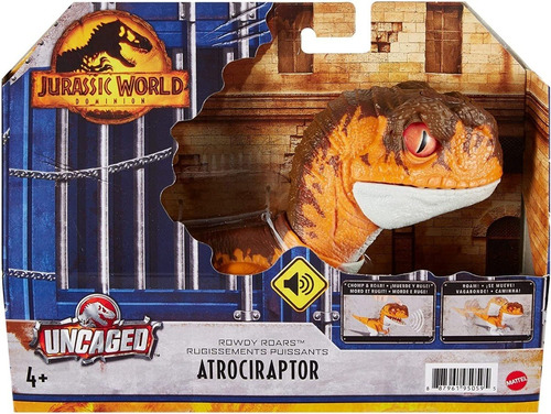 Jurassic World Uncaged Atrociraptor Interactivo Con Sonidos