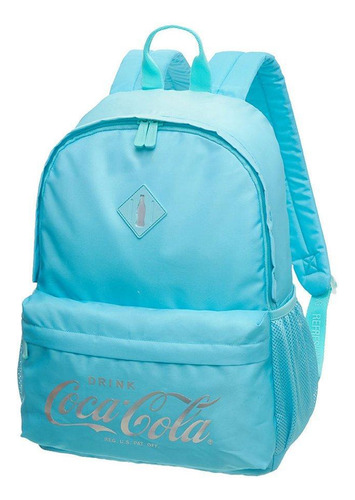 Mochila Notebook Juvenil Coca-cola Sunset Azul