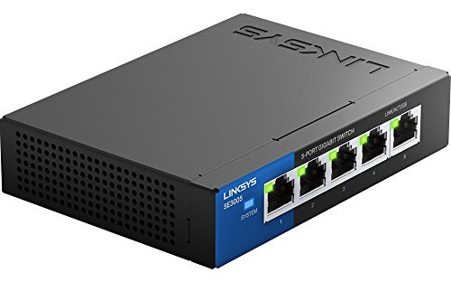 Linksys Se3005: 5-port Gigabit Ethernet Unmanaged Switch, Co