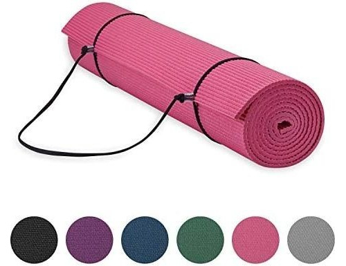 Tapete De Yoga Gaiam Antiresbalante 72  X 24  -rosa