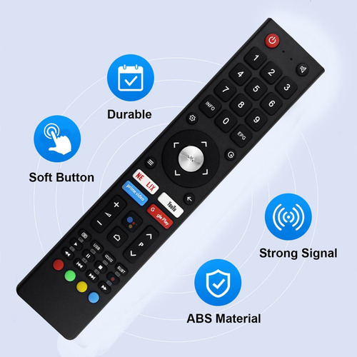 Substitua O Controle Remoto Para Chiq Smart 4k Uhd L32h7n L3