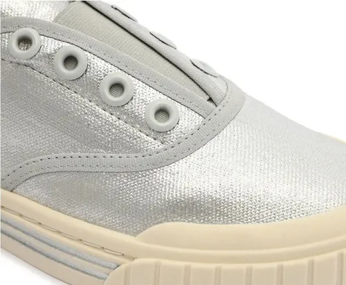 T nis Slip On Feminino Anacapri Al Lona Cinza Prata R 189 9