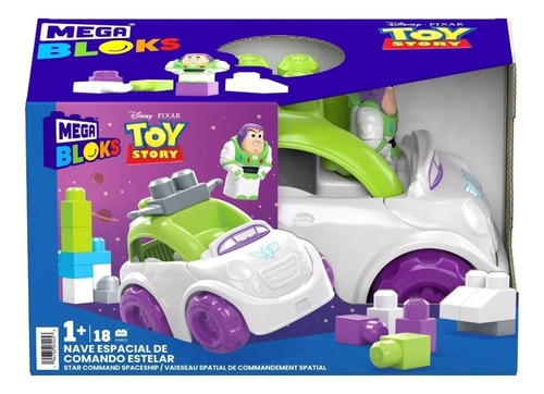 Mega Bloks Disney Nave Espacial De Comando Estelar Cantidad De Piezas 18