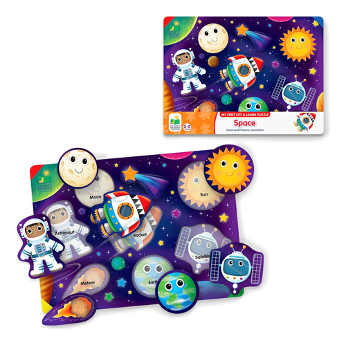 El Viaje Del Aprendizaje: Space Puzzle Lift & Learn - Rompec