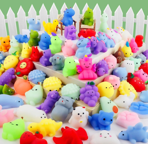 Mochis Squishy Juguetes Antiestrés Baratos Kawaii 48 Piezas