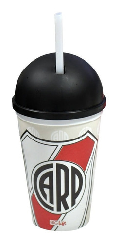 Vaso Con Tapa Y Bombilla Domo De River Plate Rc Deportes