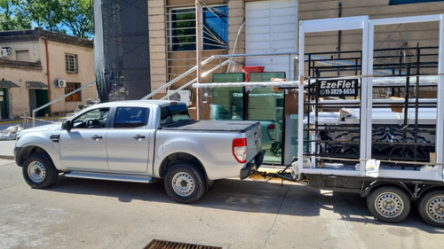 Fletes Con Trailer Para Vidrios Y Ventanas Con Caballetes
