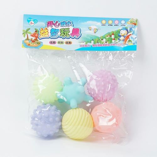 Imagen 6 de 6 de Baby Pelotas Soft Texturadas Con Sonido