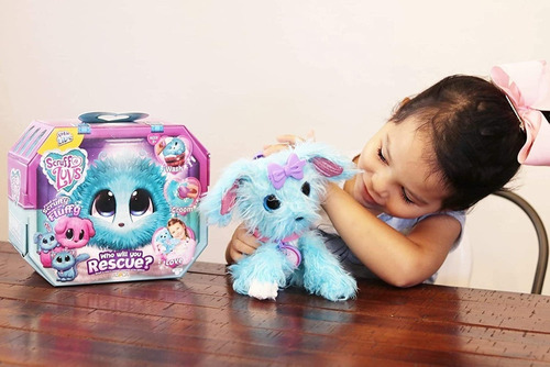 Imagen 4 de 7 de Scruff-a-luvs Peluche Mystery Rescue Pet Caja Ciega - Azul