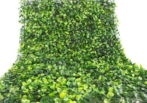 Imagen 5 de 8 de Muro Verde Follaje 10 Pzas Artificial Sintentico 60x40 Cm