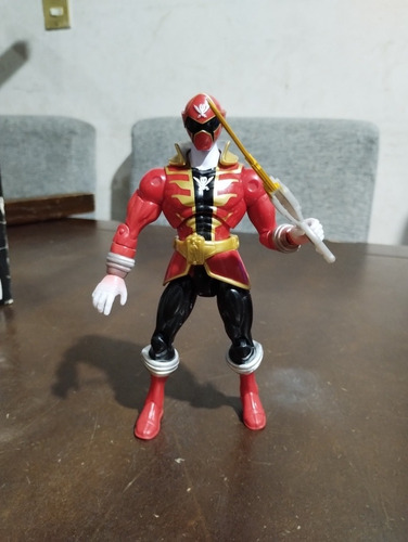 Power Ranger Super Megaforce Deluxe Fx Super Mega Red Ranger (Usado)