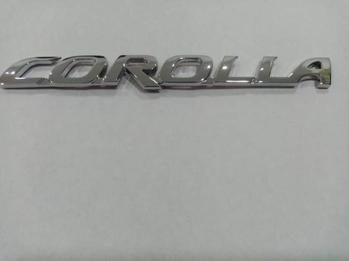 Emblema Letras Corolla  Toyota Cromado Original