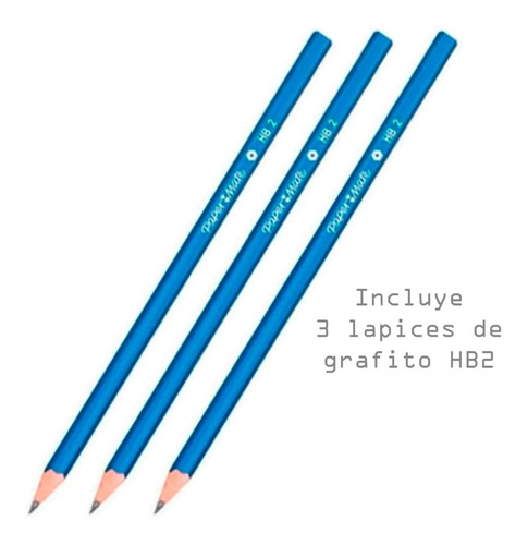 Imagen 3 de 6 de Paper Mate 12 Lápices De Colores + 3 Lapices De Grafito