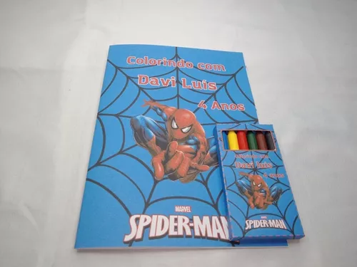 93 desenhos do Homem Aranha para colorir