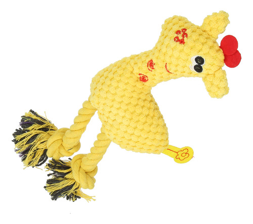 Peluche Yellow Dogs Bite Toys Squeaky Puppy