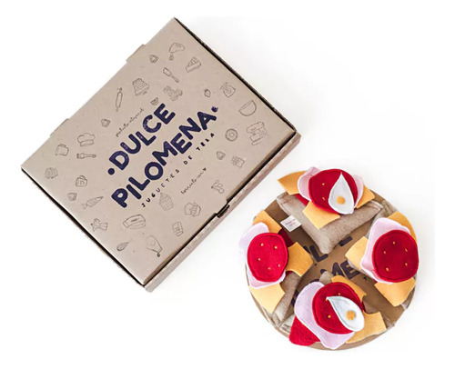 Kit Comidas De Tela Juguete Vs Modelos Cocina - Olivetta Pizza