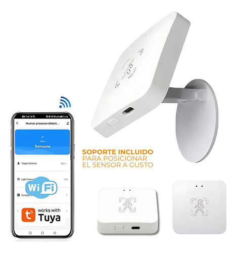 Sensor De Presencia 5.8 Ghz Movimiento Zigbee Smartlife Tuya