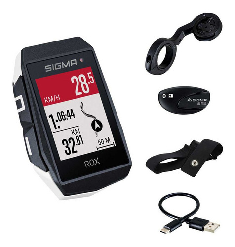 Sigma Ciclocomputador Rox 11.1 Gps Con Banda De Pulso Bike