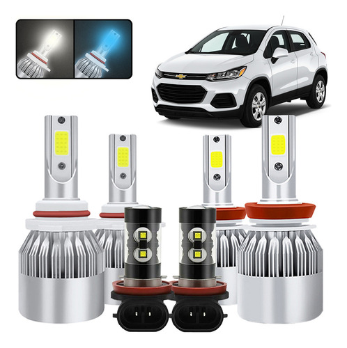 Kit De Focos Led 9005 H11 Para Chevrolet Trax 2013-2018