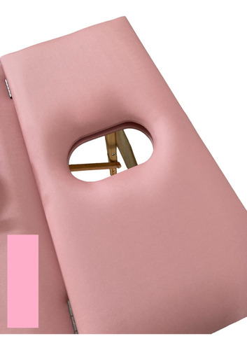 Kit Maca Portátil C/ Regulagem Altura E Mocho Rosa Chiclete