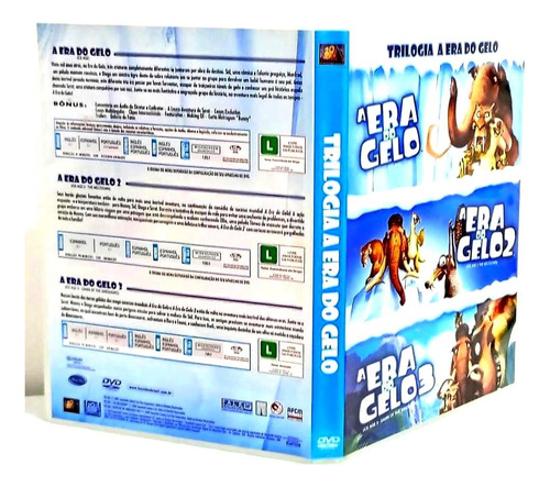 Dvd Trilogia A Era Do Gelo-novo-original