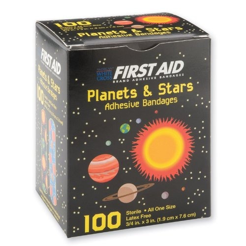 Planetas De Primeros Auxilios Y Vendas Estrellas - 100 Por P