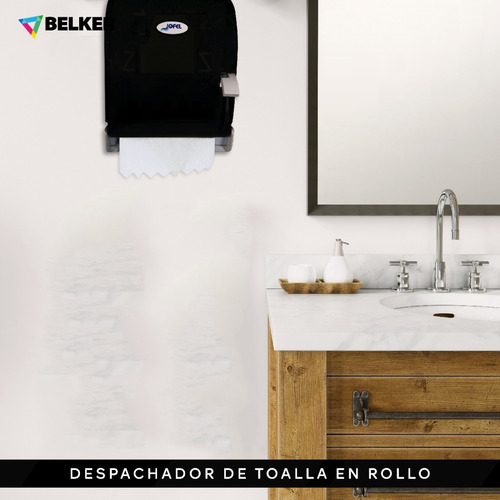 Kit Jabonera Rellenable + 2 Toalleros Jofel + Jabón Líquido