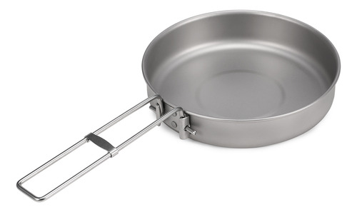 Sartén De Titanio Plegable Para Acampar Con Sartén Para Coci