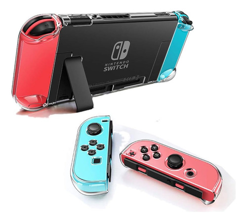 Estuche Transparente Acoplable Para Nintendo Switch, Vanjunn