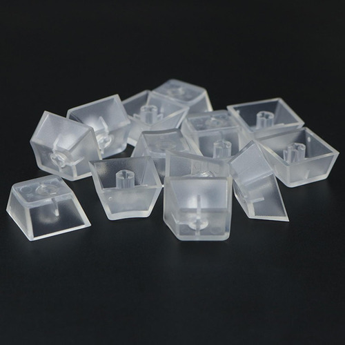 4 X 10 Piezas De Teclas Transparentes Para Bricolaje,