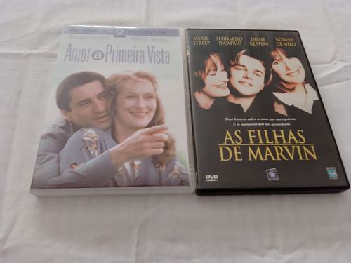 2 Dvd As Filhas De Marvin Amor À Primeira Vista Meryl Streep