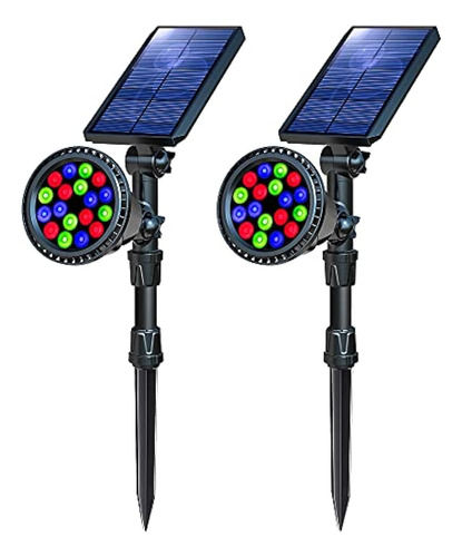 Osord Luces Solares Para Exteriores, Impermeables, 18 Led, M