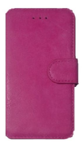 Carcasa Estuche De Cuero Fucsia Para iPhone 6 Plus 6s Plus