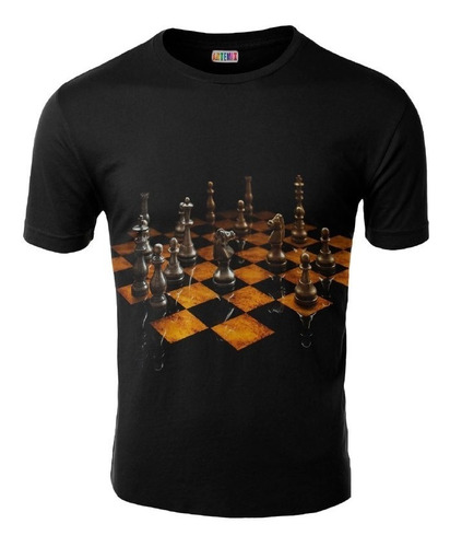 Remera Tablero Ajedrez Chess  Artemix Ax-0081